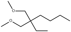 2-Butyl-2-ethyl-1,3-dimethoxypropane Struktur