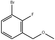 1-broMo-2-fluoro-3-(MethoxyMethyl)benzene Struktur