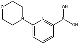 6-MORPHOLINOPYRIDINE-2-BORONIC ACID Struktur