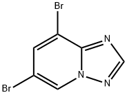 6,8-DibroMo-[1,2,4]triazolo[1,5-a]pyridine Struktur