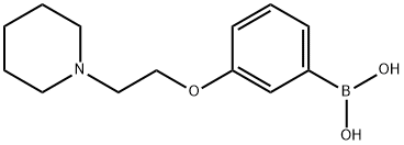 (3-(2-(piperidin-1-yl)ethoxy)phenyl)boronic acid Struktur