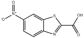 2-Benzothiazolecarboxylicacid,6-nitro-(9CI) Struktur