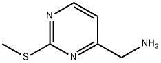 (2-(Methylthio)pyriMidin-4-yl)MethanaMine Struktur