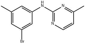 N-(3-Bromo-5-methylphenyl)-4-methylpyrimidin-2-amine Struktur