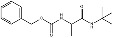 t-Butyl Z-DL-AlaninaMide Struktur