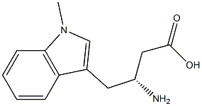 (S)-4-(1-Methyl-1H-indol-3-yl)-beta-hoMoalanine Struktur