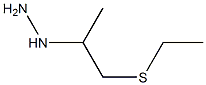 1-(1-(ethylthio)propan-2-yl)hydrazine Struktur