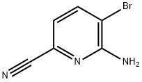 6-AMino-5-broMopicolinonitrile Struktur