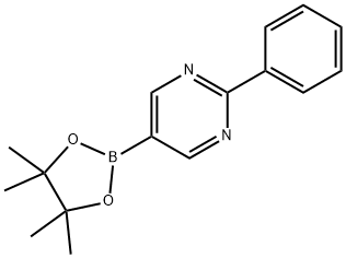 2-phenyl-5-(4,4,5,5-tetraMethyl-1,3,2-dioxaborolan-2-yl)pyriMidine Struktur