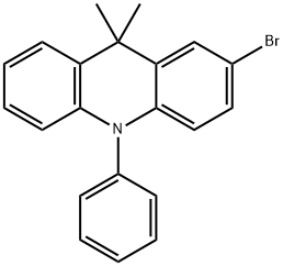 2-Bromo-9,10-dihydro-9,9-dimethyl-10-phenylacridine Struktur