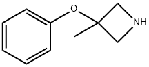 3-Methyl-3-phenoxyazetidine HCl Struktur