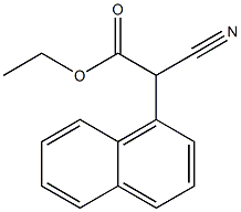 Ethyl 2-Cyano-2-(naphthalen-1-yl)acetate Struktur