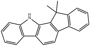 11,12-Dihydro-12,12-dimethylindeno[2,1-a]carbazole Struktur