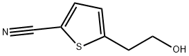 5-(2-hydroxyethyl)thiophene-2-carbonitrile Struktur