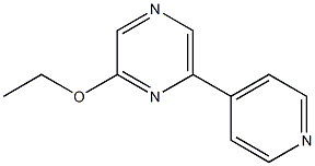 2-ethoxy-6-(pyridin-4-yl)pyrazine Struktur