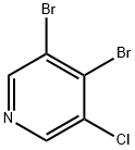 3,4-DibroMo-5-chloropyridine Struktur