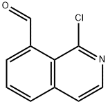 1-Chloroisoquinoline-8-carbaldehyde Struktur