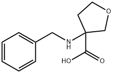 3-(BenzylaMino)oxolane-3-carboxylic acid Struktur