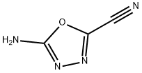 1,3,4-Oxadiazole-2-carbonitrile,5-amino-(9CI) Struktur