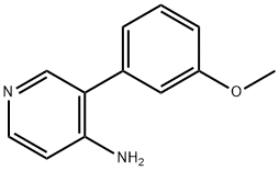 3-(3-Methoxyphenyl)pyridin-4-aMine Struktur