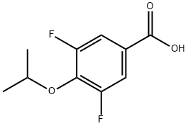 3,5-Difluoro-4-isopropoxybenzoicacid Struktur