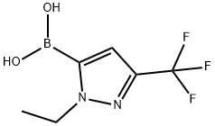 2-Ethyl-5-(trifluoroMethyl)pyrazole-3-boronic acid Struktur