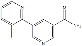 3-Methyl-2,3'-bipyridine-5'-carboxaMide Struktur