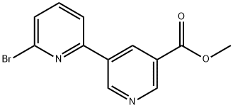 Methyl 6-broMo-[2,3'-bipyridine]-5'-carboxylate Struktur