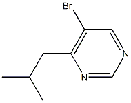 5-bromo-4-isobutylpyrimidine Struktur