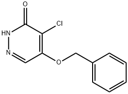 5-(benzyloxy)-4-chloropyridazin-3(2H)-one Struktur