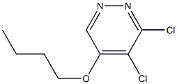 5-butoxy-3,4-dichloropyridazine Struktur