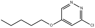 3-chloro-5-(pentyloxy)pyridazine Struktur