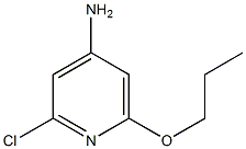 2-chloro-6-propoxypyridin-4-amine Struktur