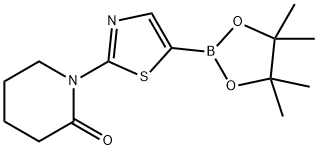 2-Piperidin-1-yl-thiazole-5-boronic acid pinacol ester Struktur