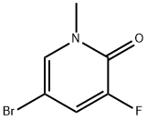 5-BroMo-3-fluoro-1-Methylpyridin-2(1H)-one Struktur