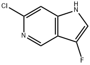 6-Chloro-3-fluoro-5-azaindole Struktur