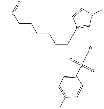 1-Methyl-3-[6-(Methylsulfinyl)hexyl]iMidazoliuM p-Toluenesulfonate Struktur