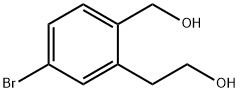 2-(5-bromo-2-(hydroxymethyl)phenyl)ethanol Struktur