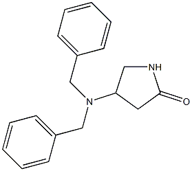 4-(dibenzylaMino)pyrrolidin-2-one Struktur