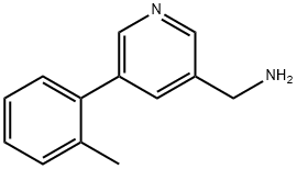 (5-o-tolylpyridin-3-yl)methanamine Struktur