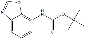 tert-butyl benzo[d]oxazol-7-ylcarbamate Struktur