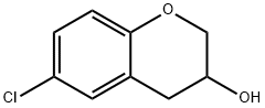 6-Chloro-3,4-dihydro-2H-1-benzopyran-3-ol Struktur