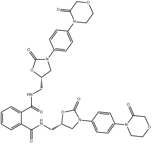 1,2-BenzenedicarboxaMide, N1,N2-bis[[(5S)-2-oxo-3-[4-(3-oxo-4-Morpholinyl)phenyl]-5-oxazolidinyl]Methyl]-