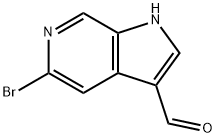 5-BroMo-6-azaindole 3-carboxyaldehyde Struktur