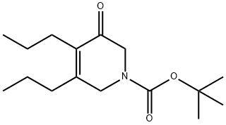 tert-butyl 5-oxo-3,4-dipropyl-5,6-dihydropyridine-1(2H)-carboxylate Struktur