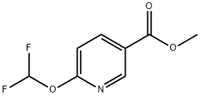 Methyl 6-(difluoroMethoxy)nicotinate Struktur