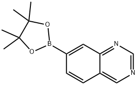 7-(4,4,5,5-TetraMethyl-1,3,2-dioxaborolan-2-yl)quinazoline Struktur