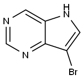 7-BroMo-5H-pyrrolo[3,2-d]pyriMidine Struktur