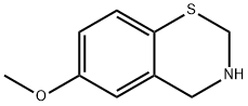 6-Methoxy-3,4-dihydro-2H-benzo[e][1,3]thiazine Struktur