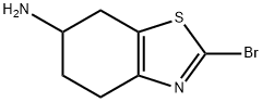 2-BroMo-4,5,6,7-tetrahydrobenzo[d]thiazol-6-aMine Struktur